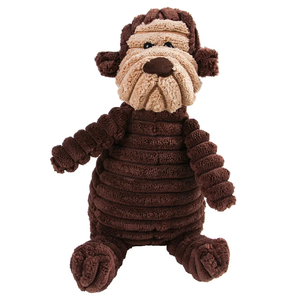 Durable Corduroy Plush Dog Toy