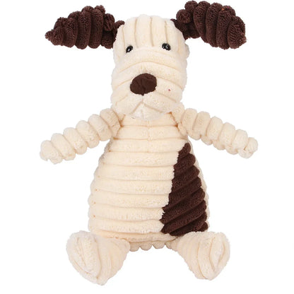 Durable Corduroy Plush Dog Toy