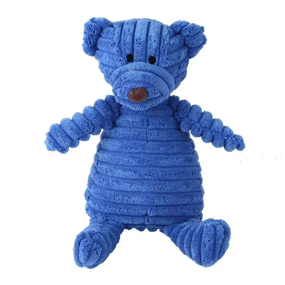 Durable Corduroy Plush Dog Toy