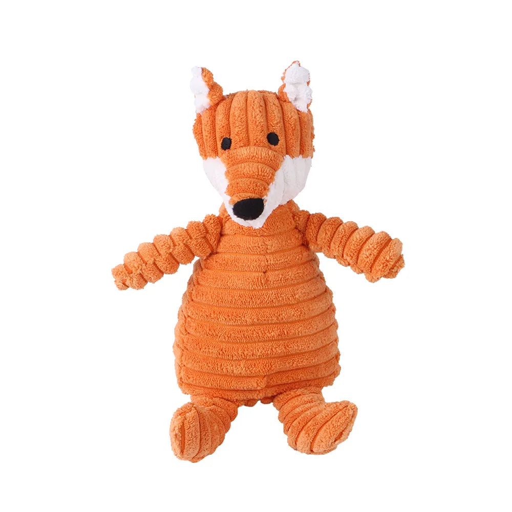 Durable Corduroy Plush Dog Toy